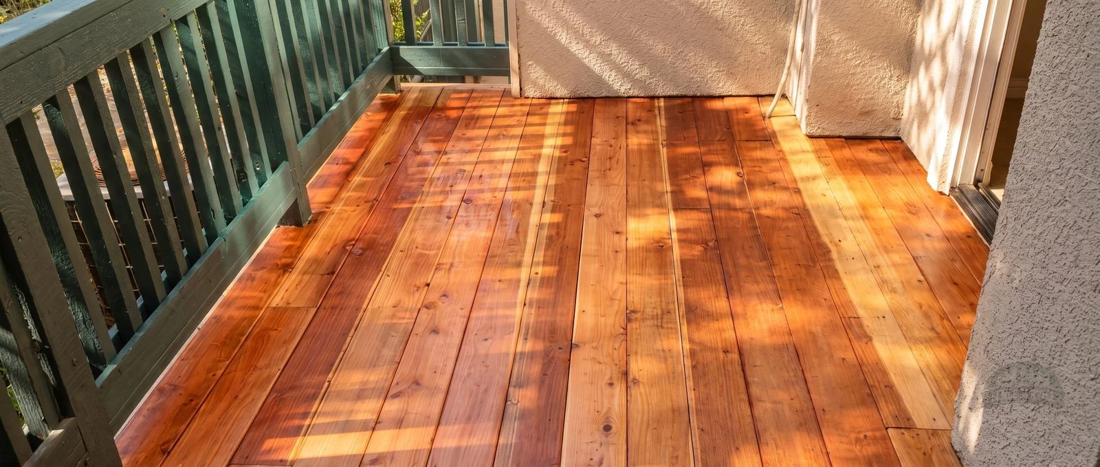 Custom composite deck installation