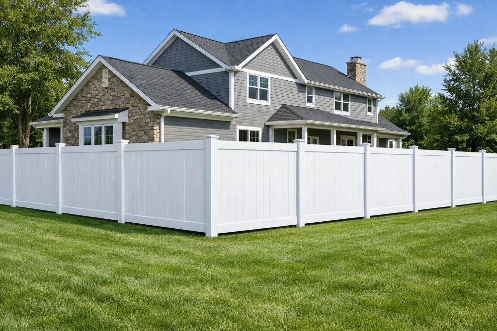 Vinyl fence in Livermore